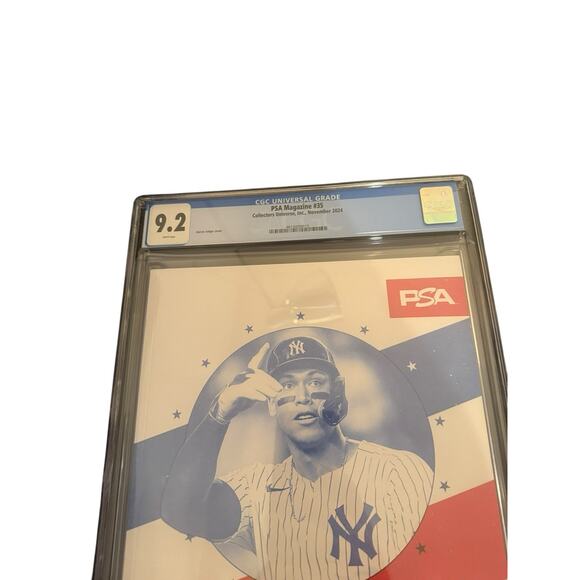 PSA Magazine #35 Collectors November 2024 Aaron Judge Yankees Cover CGC 9.2 - Picture 3 of 4